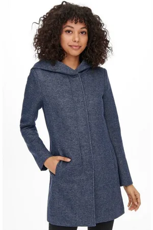 ONLY Kurzmantel ONLSEDONA LIGHT COAT OTW NOOS verdeckte Knopfleiste