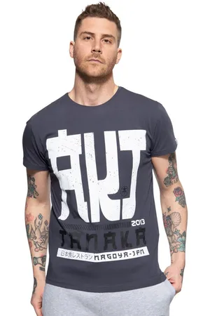 Akito tanaka T-Shirt Write (1-tlg) mit kontrastierendem Print - Verkäufer: Deinetrends