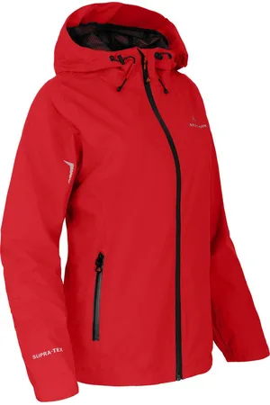 Bergson Regenjacke HELLI Damen Regenjacke, Netzfutter, 12000 mm Wassersäule, Kurzgrößen, salsa - Verkäufer: