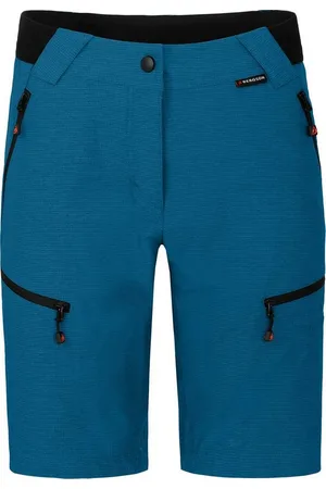 Bergson Outdoorhose PORI Bermuda Damen Wandershorts, robust, elastisch, Normalgrößen, Saphir - Verkäufer: