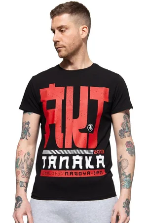 Akito tanaka T-Shirt Write (1-tlg) mit kontrastierendem Print - Verkäufer: Deinetrends