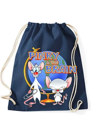 Blondie & Brownie Turnbeutel aus Baumwolle Pinky and the Brain Comic Cartoon Weltherrschaft - Verkäufer: Hubihu