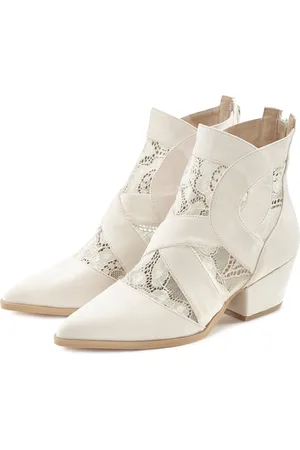 Lascana Stiefelette mit Spitze & bequemen Blockabsatz, Cowboy Boots, Westernstiefel