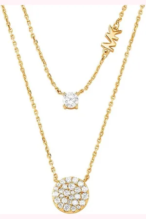 Michael Kors Kette mit Anhänger PREMIUM, MKC1591AN040, MKC1591AN710, mit Zirkonia (synth)