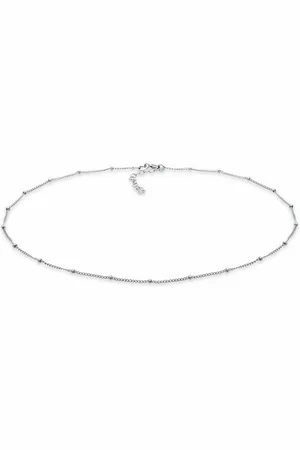 Elli Kette ohne Anhänger Choker Kugelkette Basic Trend 925 Silber