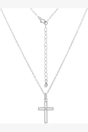 vivance collection Kette mit Anhänger cross pendant