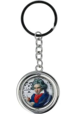 Fridolin Schlüsselanhänger Schlüsselanhänger mit Portrait von Ludwig van Beethoven, mit Portrait von Ludwig van Beethoven - Verkäufer: Musikboutique Gudrun Kübler e.K.