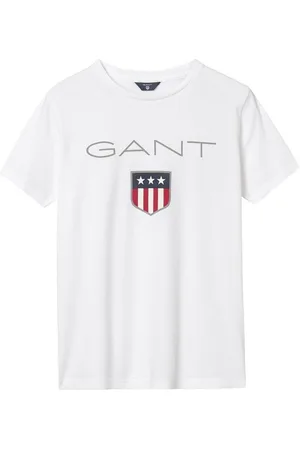 GANT T-Shirt Jungen T-Shirt 1er Pack Baumwolle Shield Logo (Packung, 1er Pack) - Verkäufer: Yourfashionplace