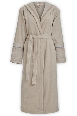 Pip Studio Bademantel Soft Zellige Bathrobe Khaki Xl Khaki 100% Cotton, terry, 450 GSM, Bademantel Damen und Herren Morgenmantel Frottee - Verkäufer: Bettklusiv GmbH