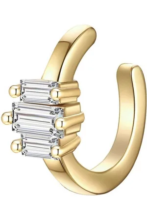 Glanzstücke Ohrklemme gelbgold, aus Sterling Silber - Verkäufer: Juvalia