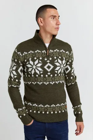 Solid Troyer SDNorwin Strickpulli mit Norweger Strickmuster - Verkäufer: meinemarkenmode