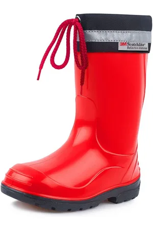 Ladeheid Lange Regenschuhe für Mädchen und Jungen LA-972 Gummistiefel Kinder mit Stulpe zum Schnüren - Verkäufer: HISERT