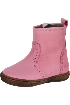 Clic! Boots Stiefel 9069 Leder Lammfell Lauflern Schuhe Mädchen Schnürstiefelette - Verkäufer: Alex und Elis Kinderschuhe
