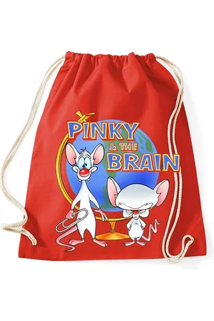 Blondie & Brownie Turnbeutel aus Baumwolle Pinky and the Brain Comic Cartoon Weltherrschaft - Verkäufer: Hubihu
