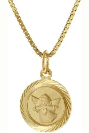 trendor Kette mit Anhänger Schutzengel Anhänger Gold 585 mit vergoldeter Silber- - Verkäufer: uhrcenter