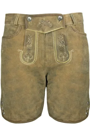 Mark Maddox Trachtenlederhose Kurze Damen Lederhose Elsa - Hellbraun Anti - Verkäufer: Trachtenland