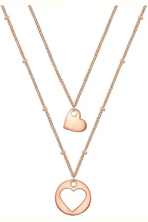 Eastside Edelstahlkette roségold, 2er Set - Verkäufer: Juvalia