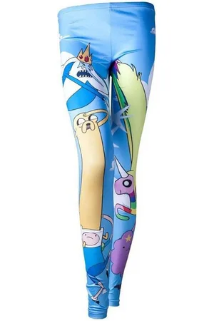 Cartoon Network Leggings Adventure Times Leggings Damen Hose Erwachsene + Jugendliche Adventure Time Jake und Finn Cartoon lizenziert zur CN Network Serie XS S M L XL - Verkäufer: coole-fun-t-shirts