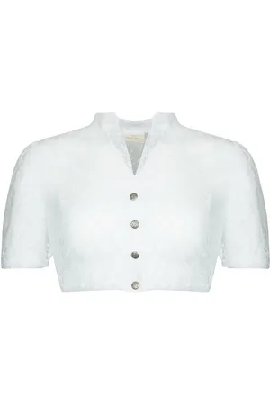 Trachtenland Dirndlbluse Pierre Marcel Transparente Damen Dirndlbluse Haile - Verkäufer: