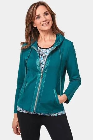 GOLDNER Allwetterjacke bequeme Freizeitjacke mit Kapuze Nylondetails - Verkäufer: