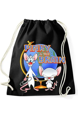Blondie & Brownie Turnbeutel aus Baumwolle Pinky and the Brain Comic Cartoon Weltherrschaft - Verkäufer: Hubihu