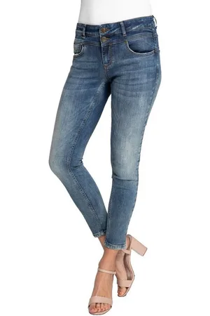Zhrill Mom-Jeans Skinny Jeans KELA Blue angenehmer Sitzkomfort - Verkäufer: Trenddeal GmbH