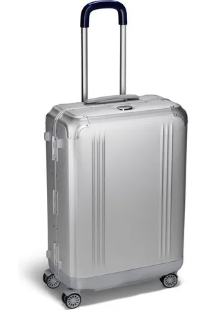 ZERO halliburton Hartschalen-Trolley Pursuit Aluminium, 4 Rollen, Aluminium - Verkäufer: WE LOVE BAGS