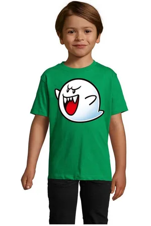 Blondie & Brownie T-Shirt Kinder Super Mario Boo Gespenst Geist Retro Konsole - Verkäufer: Hubihu