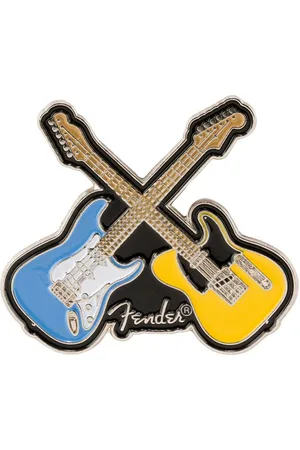 Fender Brosche (Schmuck, Pins), Crossed Guitars Enamel Pin - Pin - Verkäufer: MUSIC STORE professional GmbH