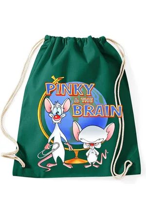 Blondie & Brownie Turnbeutel aus Baumwolle Pinky and the Brain Comic Cartoon Weltherrschaft - Verkäufer: Hubihu