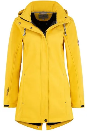 Blue Wave Softshellmantel Damen Softshelljacke Birgit - Outdoor-Jacke mit abnehmbarer Kapuze - Verkäufer: tomBrook GmbH