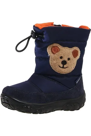Naturino Stiefel Falcotto Poznurr Wollfutter Wasserdicht Blau Bär Schnürstiefelette - Verkäufer: Alex und Elis Kinderschuhe