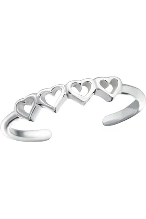Bungsa Zehenring Zehenring Herzen aus 925 Silber Damen, Zehring Toering - Verkäufer: