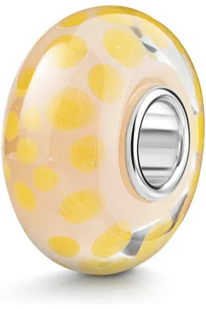Materia Bead Glasperle Bead Punkte Rosa 95, Kern aus 925 Sterling Silber - Verkäufer: Schmuck
