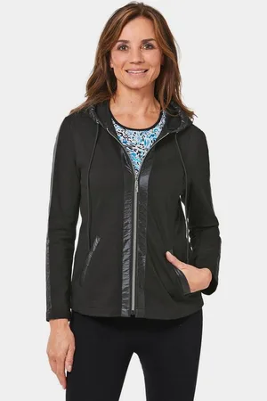 GOLDNER Allwetterjacke bequeme Freizeitjacke mit Kapuze Nylondetails - Verkäufer: