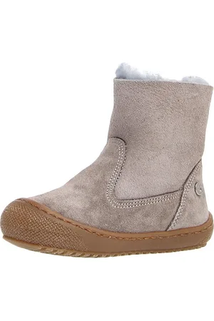 Naturino Stiefel Cozy Hug erste Schuhe Lammfellfutter Grau Schnürstiefelette - Verkäufer: Alex und Elis Kinderschuhe