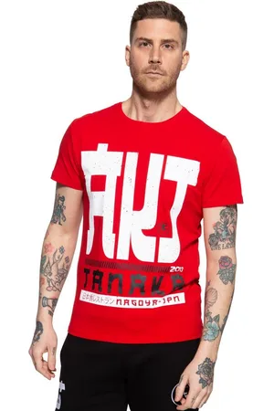 Akito tanaka T-Shirt Write (1-tlg) mit kontrastierendem Print - Verkäufer: Deinetrends