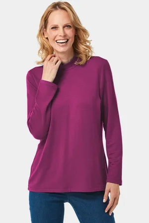 GOLDNER Langarmshirt Kurzgröße: Stehkragenshirt mit Langarm - Verkäufer:
