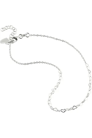 SilberDream Fußkette mit Anhänger Herzchen Fußkette Damen, Damen Fußkette Herzchen aus 925 Sterling Silber, Farbe: silber - Verkäufer: Fit4Style Silberschmuck - IMPPAC