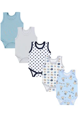 TupTam Body Baby Jungen Achselbody in Unifarben 5er Pack - Verkäufer: LotteStyle GmbH