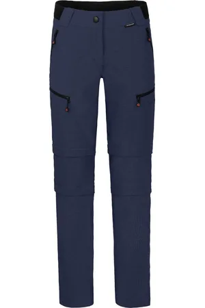 Bergson Outdoorhose PORI Doppel Zipp-Off mit T-ZIPP Damen Wanderhose, robust elastisch, Kurzgrößen, peacoat - Verkäufer: