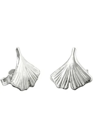 GALLAY Paar Ohrstecker Ohrring 12mm Ginkgoblatt glänzend Silber 925 (1-tlg) - Verkäufer: Cats Collection