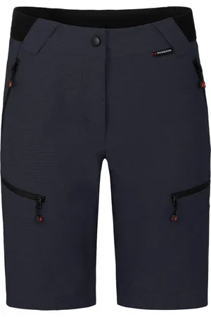 Bergson Outdoorhose PORI Bermuda Damen Wandershorts, robust, elastisch, Normalgrößen, Nacht - Verkäufer: