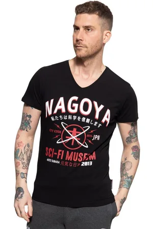 Akito tanaka T-Shirt City Code (1-tlg) mit Kontrast-Print - Verkäufer: Deinetrends