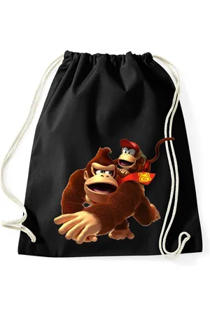 Blondie & Brownie Turnbeutel aus Baumwolle Donkey Diddy Kong Spiele Konsole Super Retro - Verkäufer: Hubihu