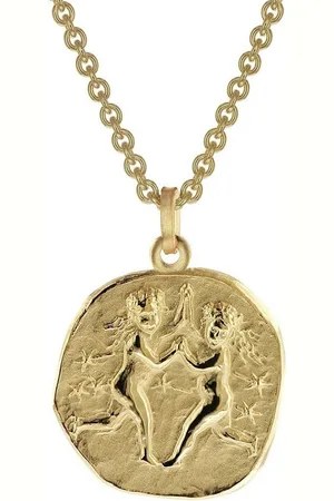 trendor Kette mit Anhänger Zwilling Sternzeichen Ø 20 mm Gold auf Silber - Verkäufer: uhrcenter