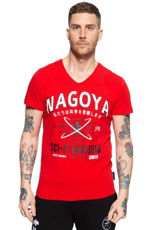 Akito tanaka T-Shirt City Code (1-tlg) mit Kontrast-Print - Verkäufer: Deinetrends