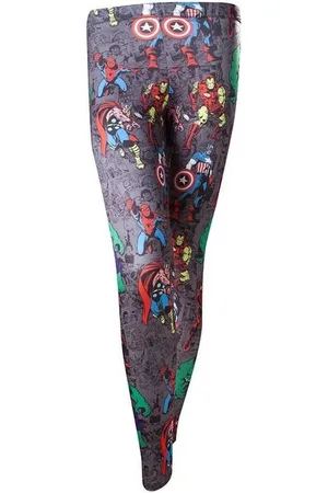 Marvel Leggings Comics Leggings Damen und Mädchen Hose Superhelden Iron Man, Captain America, Hulk Spiderman - Verkäufer: coole-fun-t-shirts