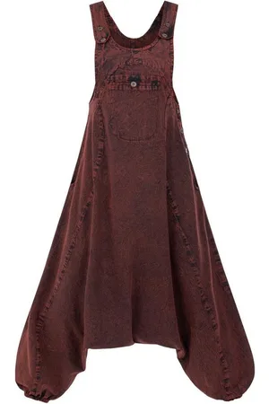 Kunst und Magie Latzhose Hippie Latz/Haremshose Hose 70er Jumpsuit Overall Stonewashed Catsuit - Verkäufer: