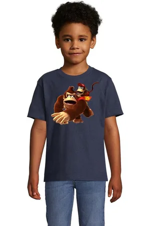 Blondie & Brownie T-Shirt Kinder Donkey Diddy Kong Spiele Konsole Nerd Super Retro - Verkäufer: Hubihu
